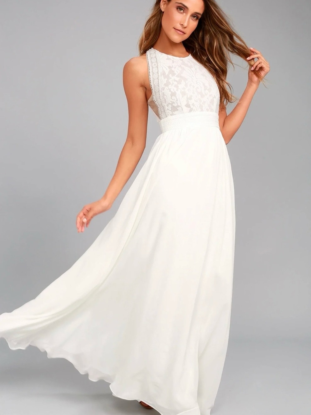 Lulus Forver and always maxi dress